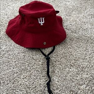 IU red Bucket Hat